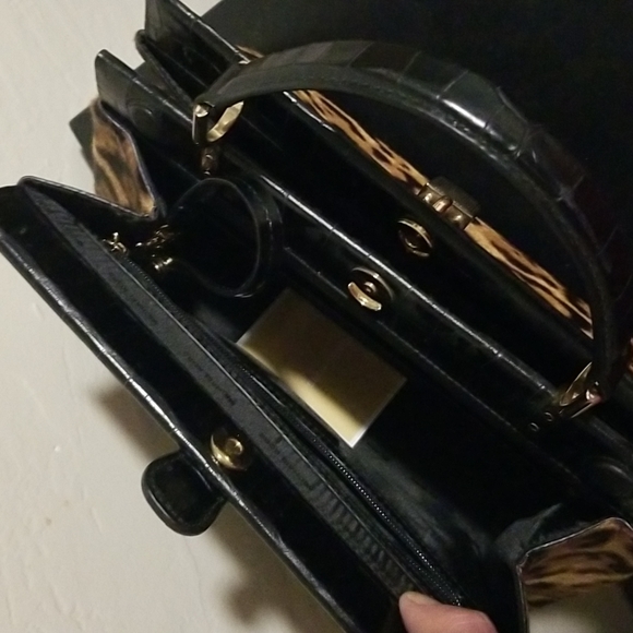 Michael Kors leopard Handbag with detachable shoulder strap - Picture 3 of 4